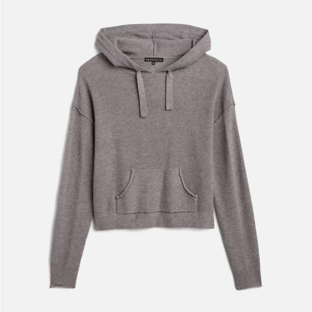 Love Ellie | Grey Hooded Sweater | Size Small - Picture 1 of 11